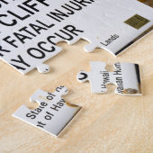 危険 – No Cliff Diving – ハワイ – 8x10 - 110 pc ジグソーパズル (側面)