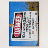 危険 – NO CLIFF DIVING - HAWAII 20x30 - 1014 pc ジグソーパズル (縦)