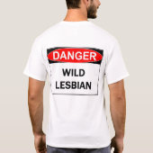 危険 Tシャツ (裏面)