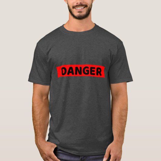 危険 Tシャツ (正面)