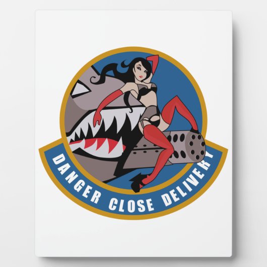 危険CLOSE DELIVERY VELCRO CHERAL PATCH - FULL C フォトプラーク (正面)