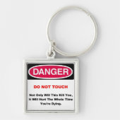 危険Keychain キーホルダー (正面)
