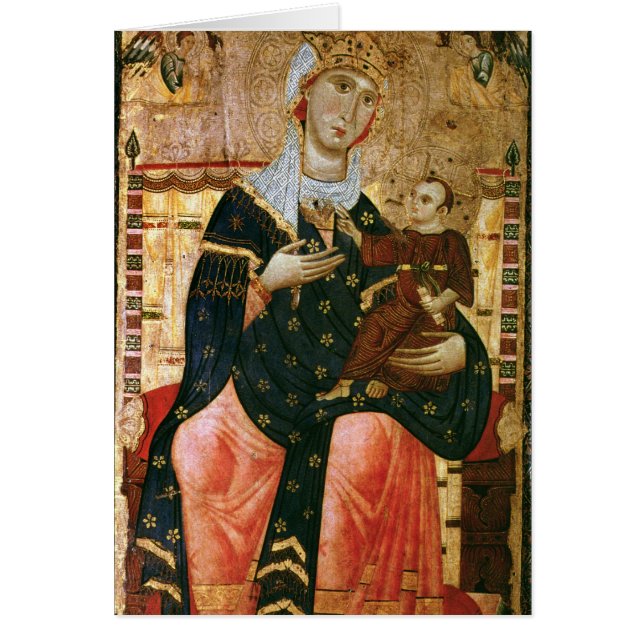 即位させたマドンナおよび子供、c.1260 (正面)