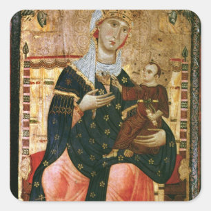 即位させたマドンナおよび子供、c.1260 スクエアシール