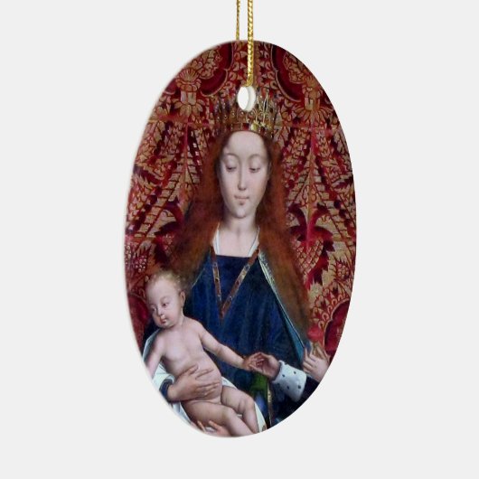 即位したマドンナと子(詳細、M 070) セラミックオーナメント (右)