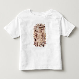 即位する王を描写するデイヴィッドプラク トドラーTシャツ