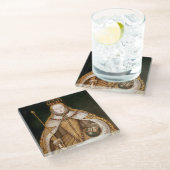 即位ローブのエリザベス女王一世 ガラスコースター (アングル)