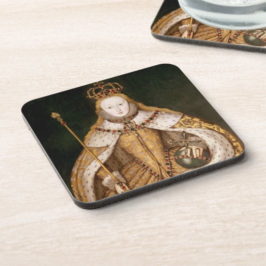 即位ローブのエリザベス女王一世 コースター (左側)
