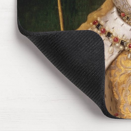 即位ローブのエリザベス女王一世 マウスパッド (コーナー)