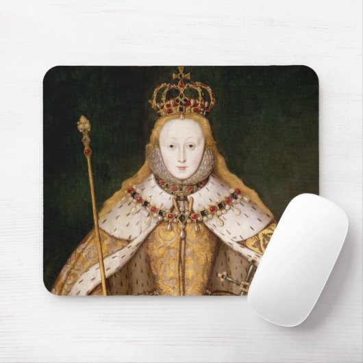 即位ローブのエリザベス女王一世 マウスパッド (マウス)