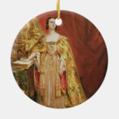 即位Oを取るビクトリア(1819-1901年)女王 セラミックオーナメント (裏面)