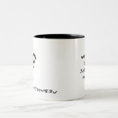 即刻のダイバー-ちょうど水を加えて下さい ツートーンマグカップ (中央)