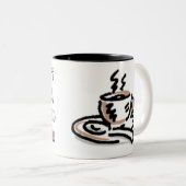 即刻の人間(コーヒー・マグ) ツートーンマグカップ (正面右)