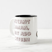 即刻の人間(コーヒー・マグ) ツートーンマグカップ (正面左)