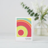 即刻の写真060 -カラフルな円01 名刺 (スタンド正面)