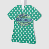 即刻のCloggerはちょうど音楽を加えます オーナメント (正面)