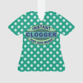 即刻のCloggerはちょうど音楽を加えます オーナメント (裏面)