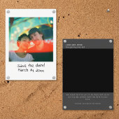 即刻写真結婚式は日付の挿入を保存 名刺