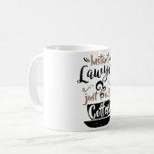 即刻弁護士はちょうどコーヒーを加えます コーヒーマグカップ (正面左)