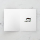 即刻RTの放射線学TECHのX線-コーヒーを加えて下さい カード (内部)