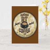 即刻RTの放射線学TECHのX線-コーヒーを加えて下さい カード (黄色い花)