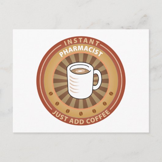 即効薬剤師 ポストカード (正面)