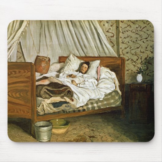 即席に作られた救急車 マウスパッド (正面)