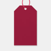 即席サンタ!単にあなたの顔を追加。 ギフトタグ (裏面)