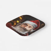 即席サンタ！単にあなたの顔を追加。 ペーパープレート (傾斜あり)