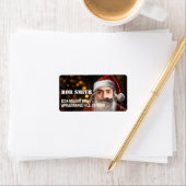 即席サンタ！単にあなたの顔を追加。 ラベル (インサイチュ)