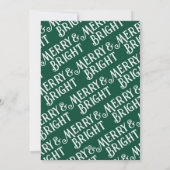 即席サンタ!顔を追加しおもしろいなさい。 シーズンカード (裏面)