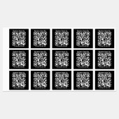 即座に編集可能なQRコードおよびビジネス名等 ラベル (シート)