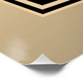 即座に編集可能なQRコードテンプレート | フェイク金ゴールド ポスター (コーナー)