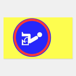 即座に落書きタグ付けステッカー(空白の) 長方形シール