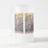 即時待機所の世界大戦2 フロストグラスビールジョッキ (正面左)