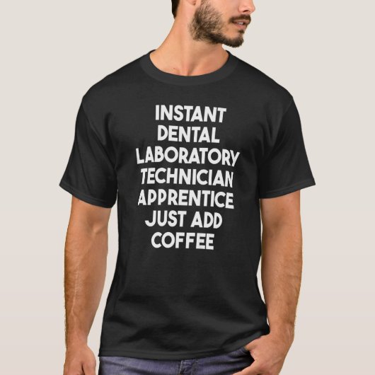 即時歯科技工士見習い Tシャツ (正面)