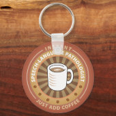 即時言語病理学者 キーホルダー (正面)