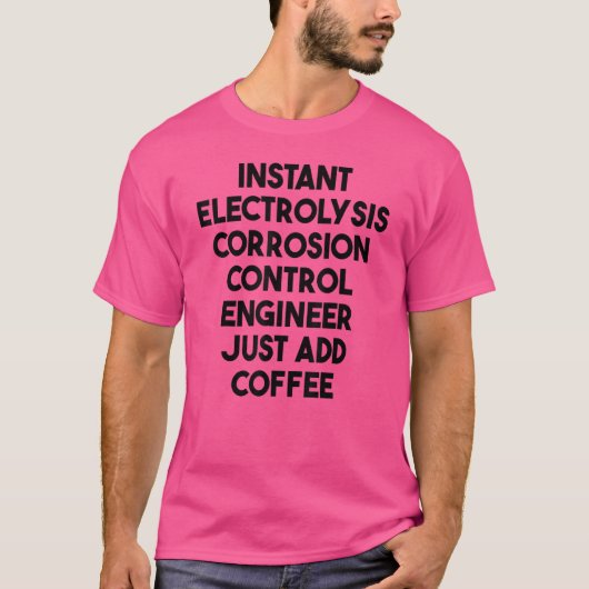 即時電解腐食制御技術者Ad Tシャツ (正面)