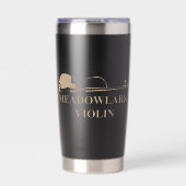 即興でバイオリンのタンブラーを失ったする人ばかりではない 保温保冷タンブラー (正面)