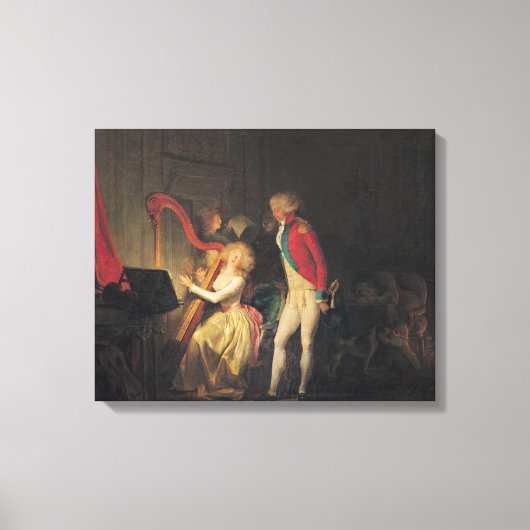 即興のコンサート、または価格 キャンバスプリント (正面)