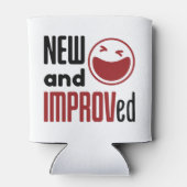 即興コメディ即興コメディアン新しい即興 缶クーラー (裏面)