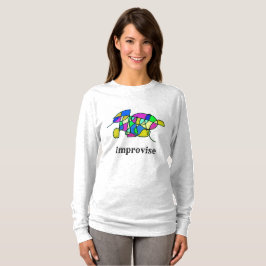 即興シャツ Tシャツ