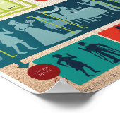 即興型枠：夜 ポスター (角)