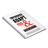 即興的に適応し、YESを克服やる気を起こさせるする ノートブック (右側)