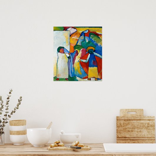 即興6 （アフリカ）, Kandinsky 1909 ポスター (キッチン)