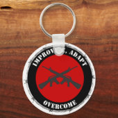 即興、適応、キーチェーンの克服 キーホルダー (正面)