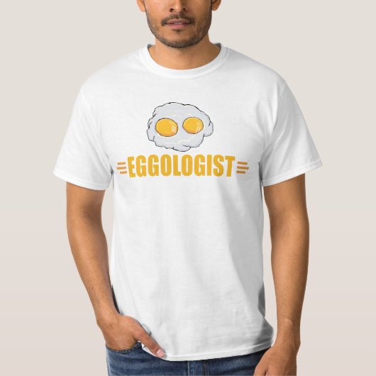 卵おもしろいが好き Tシャツ (正面)