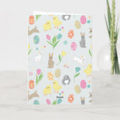 卵おもしろいとバンニのイースターカード シーズンカード (裏面)