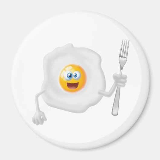 卵おもしろい冷蔵庫用マグネット マグネット (正面)