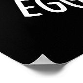 卵おもしろい情的な卵プンダークBG ポスター (角)